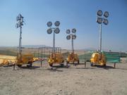 Mobile Lighting Towers,  generator operated lighting towers