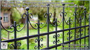 Decorative wrought iron and ornamental iron components,  fencing India