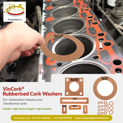 Rubberised Cork Washers manufacturer,  Supplier & Exporter