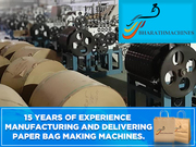 Benefits of Paper bag machine - Bharath Paper bag Machine