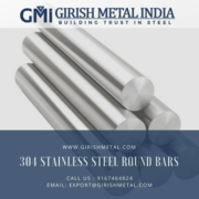 304 Stainless Steel Round Bars Manufacturer in India